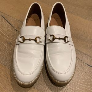 White horse bit loafers